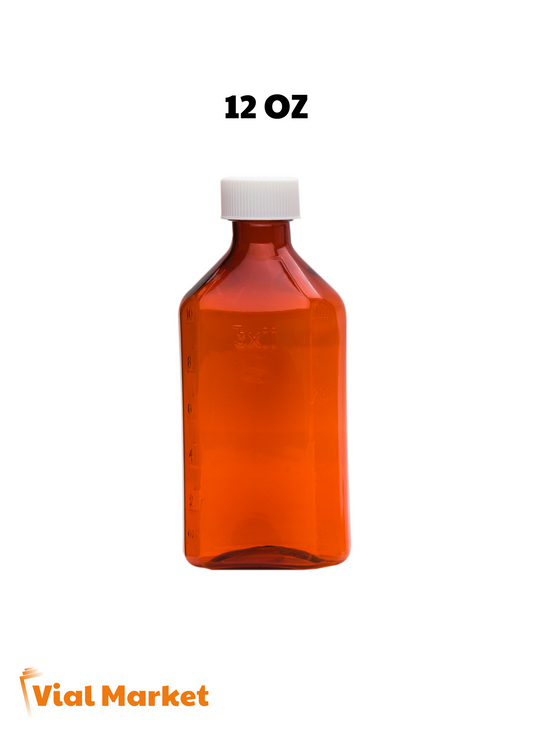 12 OZ Liquid Plastic Bottle (Case of 100)