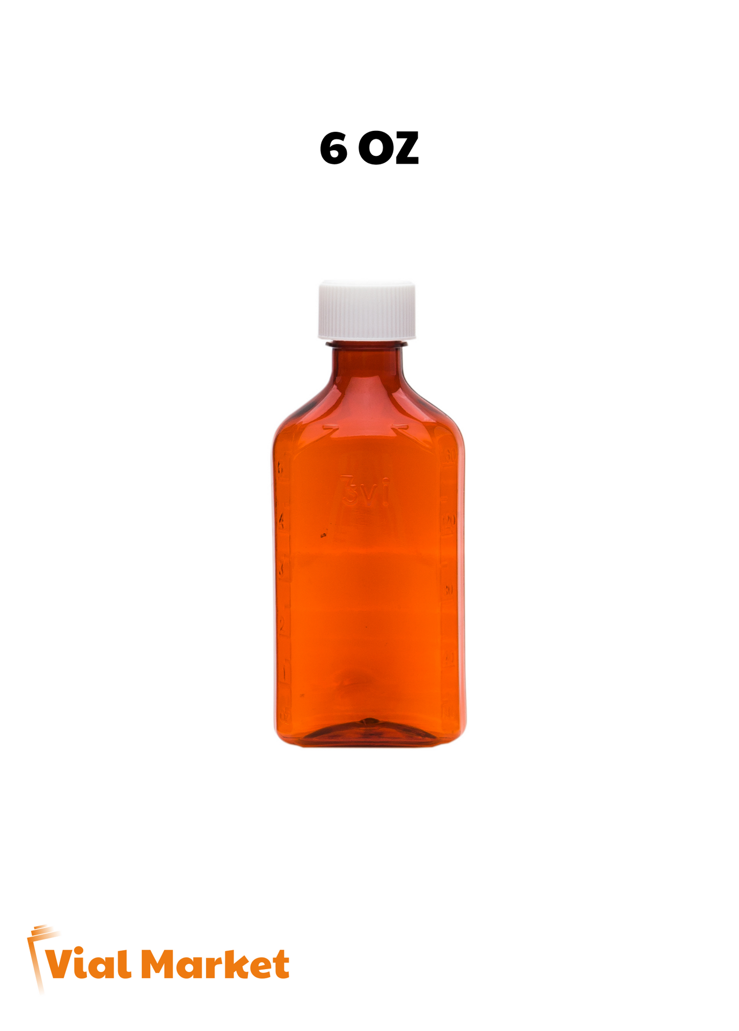 6 OZ Liquid Plastic Bottle (Case of 100)