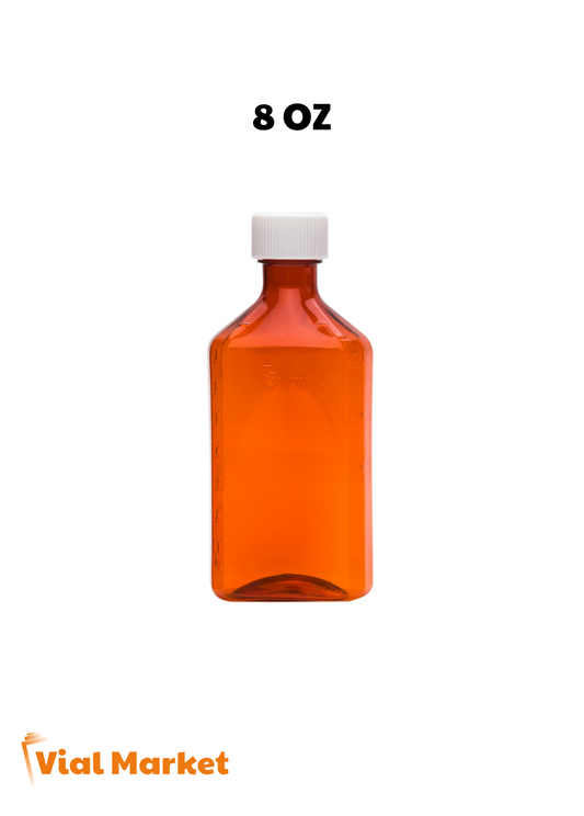 8 OZ Liquid Plastic Bottle (Case of 100)